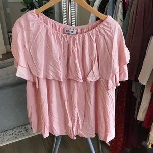 Pink Strapless mini dress/tunic